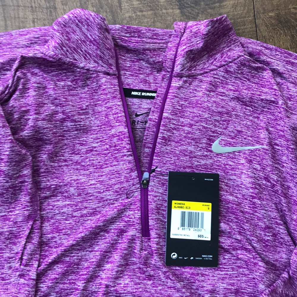 NWT Nike Dry Element Running Top Violet WMNS - Picture 7 of 8